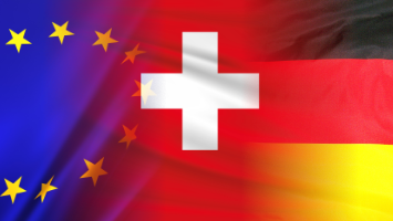 Swiss and EU flag
